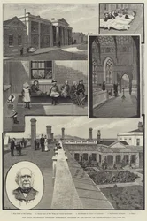 Das königliche See-Bade-Krankenhaus in Margate, erweitert durch die Spende von Sir Erasmus Wilson